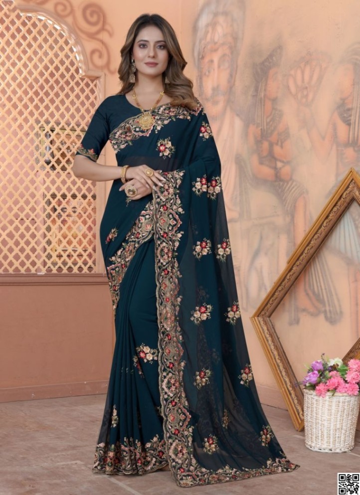 Premium Georgette Saree